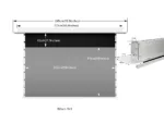 Fresnel ALR Ceiling Recessed Screen 72“-120” - Image 4